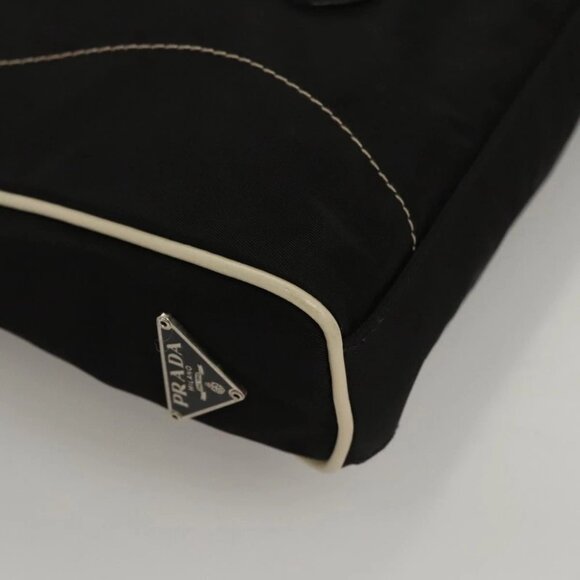 PRADA Shoulder Bag Nylon Black - Picture 6 of 15